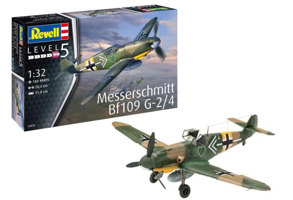 REV03829 - Avion Messerschmitt Bf109G-2/4 à assembler et à peindre - 1