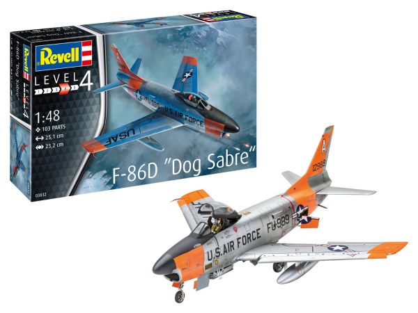 REV03832 - Avion F-86D Dog Sabre à assembler et à peindre - 1