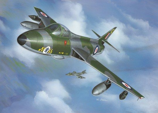 REV03833 - Avion Hawker Hunter FGA.9 à assembler et à peindre - 1