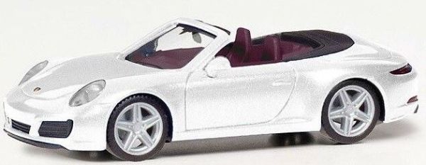 HER038843-002 - PORSCHE 911 Carrera Cabrio blanc métallique - 1