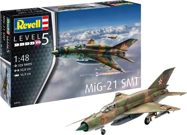 REV03915 - Avion de chasse Mig-21 SMT à assembler et à peindre - 1