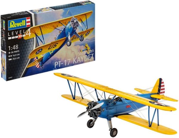 REV03957 - Avion Stearman P-17 Kaydet à assembler et à peindre - 1