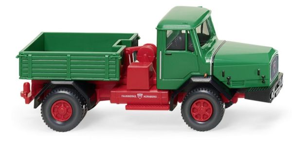 WIK049302 - Camion à poids lourds Faun vert menthe - 1