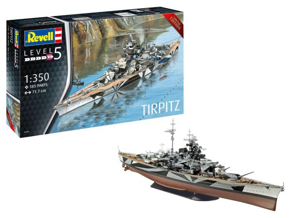 REV05096 - Cuirassé Tirpitz à assembler et à peindre - 1
