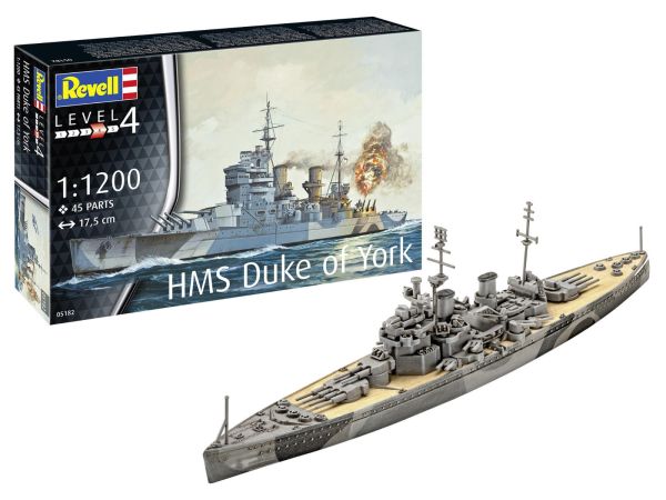 REV05182 - Cuirassé HMS Duke of York à assembler et à peindre - 1