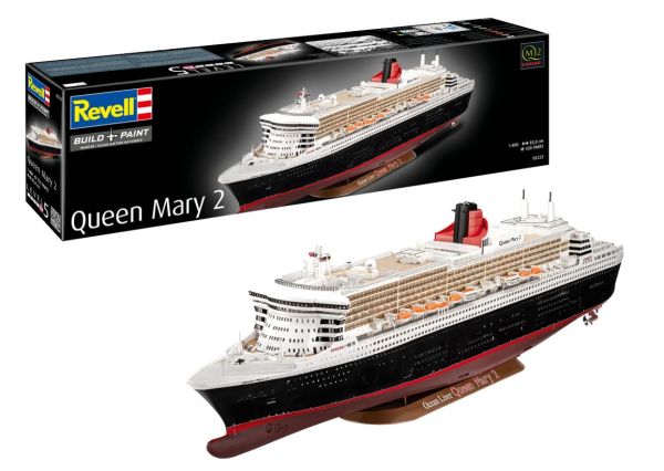 REV05223 - Bateau Queen Mary 2 à assembler et à peindre - 1