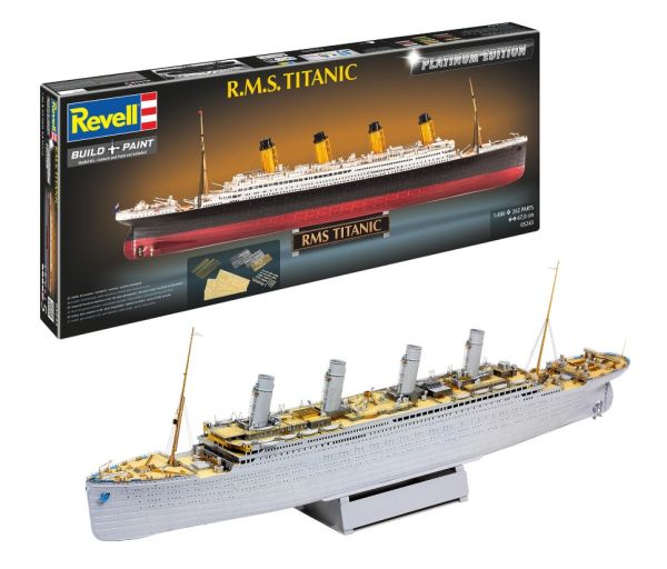 REV05243 - Edition Platinum - R.M.S. Titanic à assembler et à peindre - 1