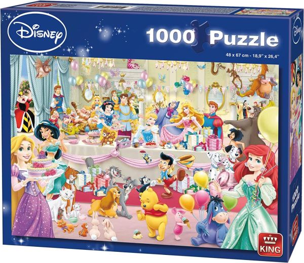 KING05264 - Puzzle 1000 pièces Disney Joyeux Anniversaire - 1