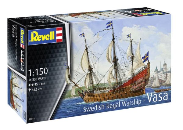 REV05414 - Navire de guerre royal Suédois - VASA à assembler et à peindre - 1