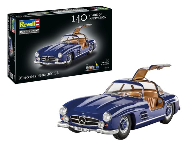 REV05614 - MERCEDES-BENZ 300 SL coupé 140 ans de MERCEDES à assembler avec peinture - 1