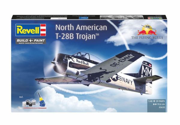 REV05635 - Avion NORTH American T-28B Trojan à assembler avec peinture - 1