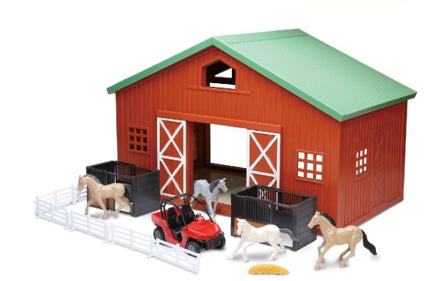 NEW05635 - Coffret de la ferme avec grange chevaux et quad - 1