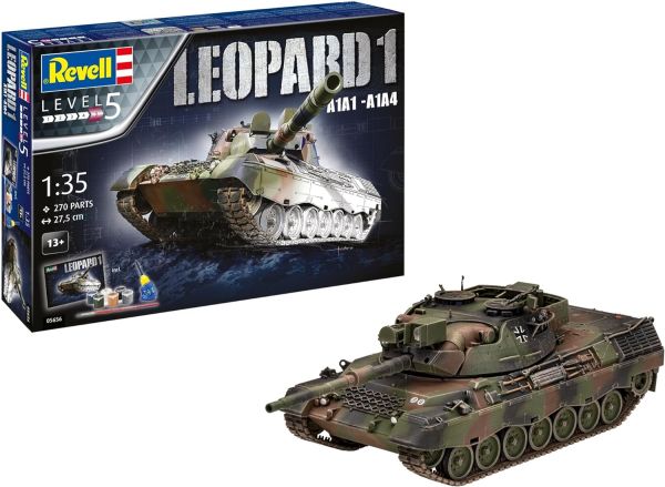 REV05656 - Char Geschenkset Leopard 1 A1A1-A1A4 à assembler et à peindre - 1