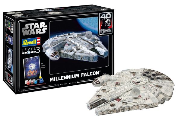 REV05659 - Coffret Cadeau Millennium Falcon Star Wars à assembler et à peindre - 1