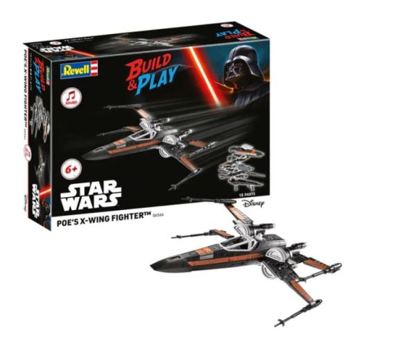 REV06564 - Le chasseur X-Wing de Poe STAR WARS à assembler avec son - 1