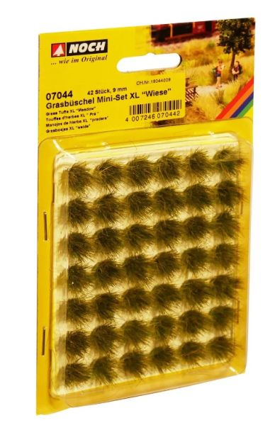 NOC07044 - 42 Touffes d'herbes XL – Pré – 9mm - 1