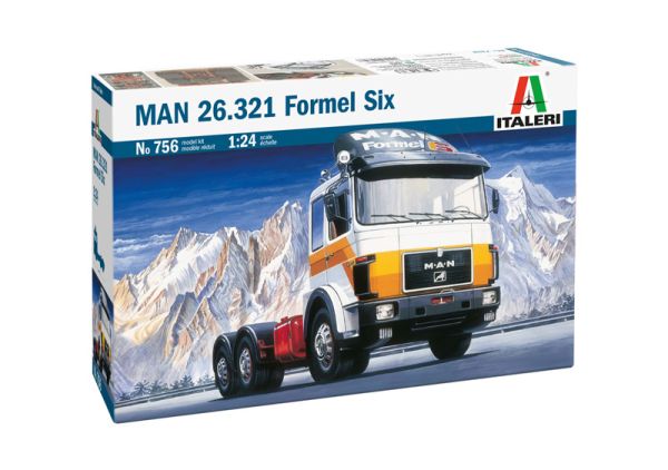 ITA0756 - Camion MAN 26.321 Formel Six à assembler et à peindre - 1