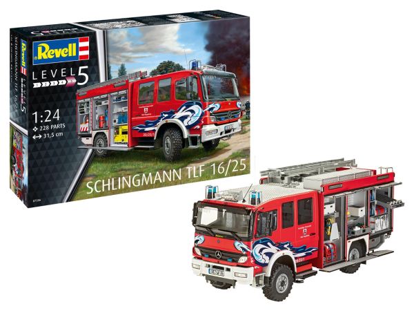 REV07586 - Camion de pompiers Schlingmann TLF 16/25 à assembler et à peindre - 1
