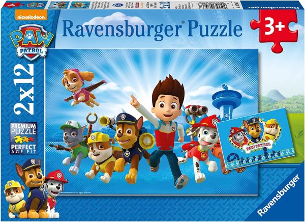RAV075867 - 2 Puzzles 12 Pièces Ryder et La Pat Patrouille - 1
