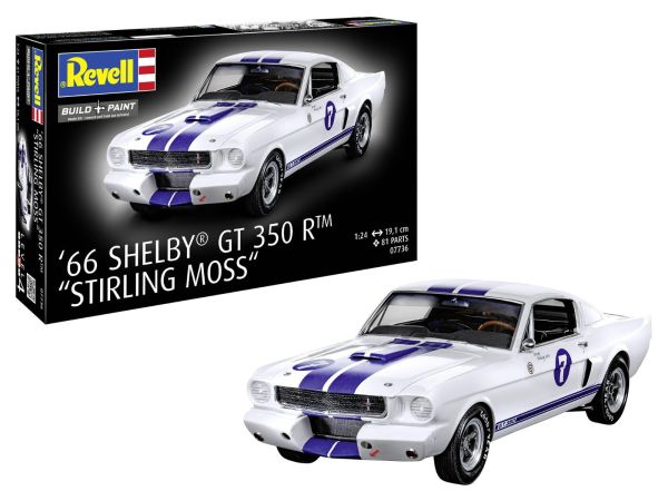 REV07736 - SHELBY GT350R 1966 - STIRLING MOSS à assembler et à peindre - 1