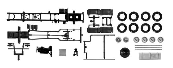 HER083966 - Pièces détachées pour chassis MAN Euro 6 3 essieux - 2 pièces - 1