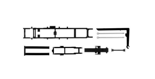 HER084314 - Cinématique de roulement pour chassis de camions - 2 pièces - 1