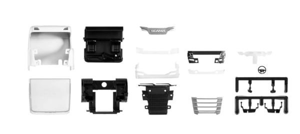 HER084659 - Pièces détachées - Cabine SCANIA CR ND sans déflecteur de vent - 2 pièces - 1