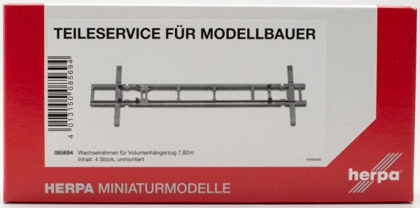 HER085694 - Chassis interchangeable train de remorques volume 7,82m (4 pcs.) - 1