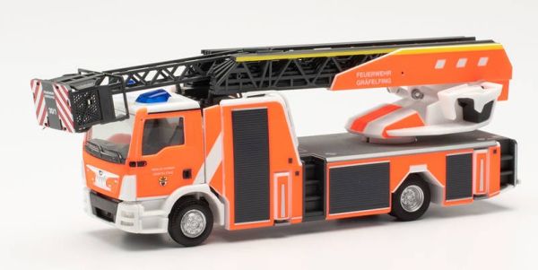 HER096867 - MAN TGM ROSENBAUER avec échelle rotative Sapeurs pompiers de GRAEFELFING - 1
