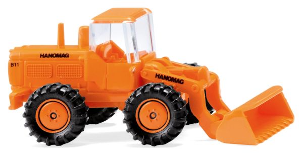 WIK097403 - Chargeuse sur pneus HANOMAG orange - 1