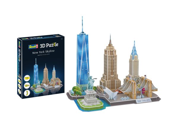 REV00142 - Puzzle 3D NEW YORK 123 Pièces - 1