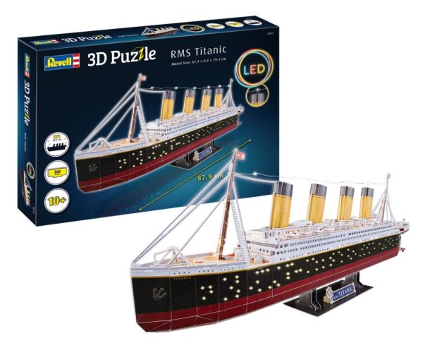 REV00154 - Puzzle 3D Led édition 266 Pièces  RMS TITANIC - 1