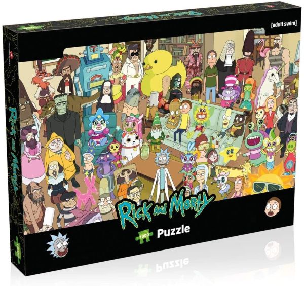 WIN00396 - Puzzle 1000 Pièces Rick & Morty – Les amis - 1