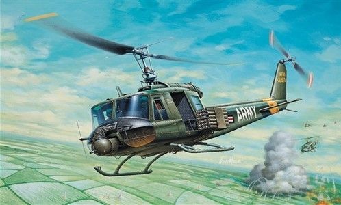 ITA0040 - Hélicoptère UH-1B Huey à assembler et à peindre - 1