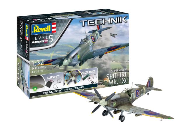 REV00457 - SUPERMARINE SPITFIRE MK.IXC-TECH à assembler et à peindre - 1