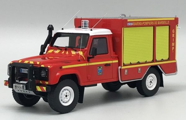 ALARME0051 - LAND ROVER 130 simple cabine grimp BMPM Pompiers limitée à 325 ex. - 1