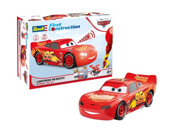 REV00920 - Voiture Flash Mc Queen CARS avec son et lumière à assembler - 1