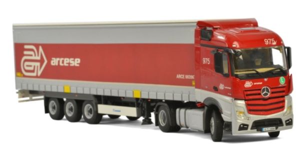 WSI01-2512 - MERCEDES Actros MP4 StreamSpace 4x2 avec remorque 3 Essieux ARCESE - 1