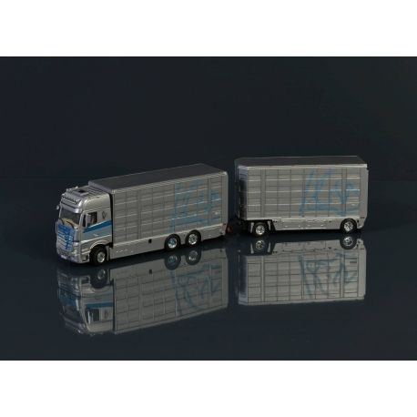 WSI01-3038 - MERCEDES Actros MP4 Livestock Porteur bétaillère 3 Essieux avec remorque 2 Essieux DE PABLO ARRIBAS - 1