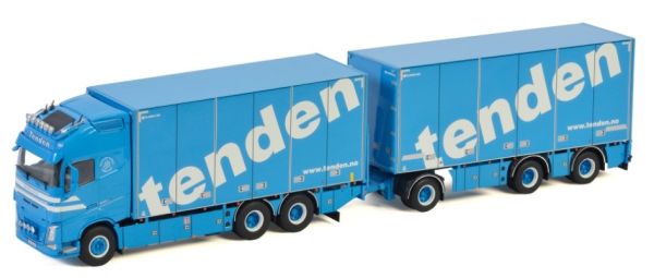 WSI01-3112 - VOLVO FH4 Gl. XL 6x2 Porteur 6x4 avec remorque 3 Essieux TENDEN - 1