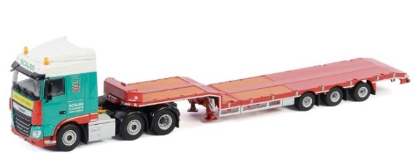 WSI01-3133 - DAF XF Space Cab 6x2 avec porte engins 3 Essieux SCALES - 1