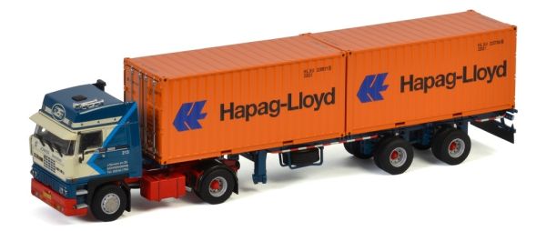 WSI01-3295 - DAF 3600 SC 4x2 avec porte container JONKER et 2 Containers 20 Pieds HAPAG LLOYD - 1