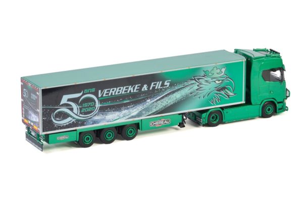 Scania S Highline 6x4 Porteur avec remorque 2 essieux BOSDAALEN