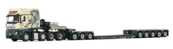 WSI01-3377 - MERCEDES Actros MP4 GS 8x4 avec porte engins 5+3 Essieux TRANSPORT KTX - 1