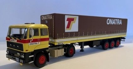 WSI01-3563 - DAF 2800 4x2 avec remorque bâchée 3 Essieux ONATRA - 1