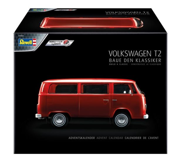 REV01034 - Calendrier de l'avent 2021 - VOLKSWAGEN T2 bus avec peinture à assembler - 1