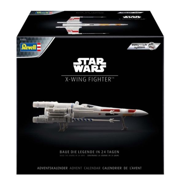 REV01035 - Calendrier de l'avent 2021 - X-WING Fighter STAR WARS avec peinture à assembler - 1