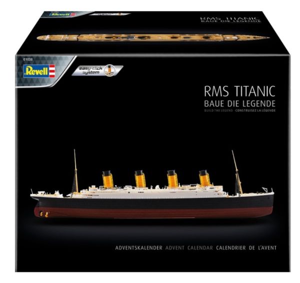 REV01038 - Calendrier de l'avent 2021 - RMS Titanic avec peinture à assembler - 1