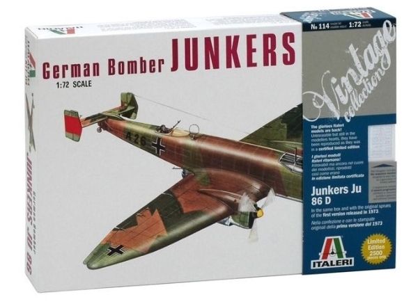 ITA0114 - Avion JU 86 D à assembler et à peindre - 1