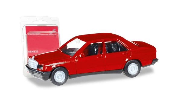 HER012409-007 - MERCEDES 190 E rouge En Kit - 1